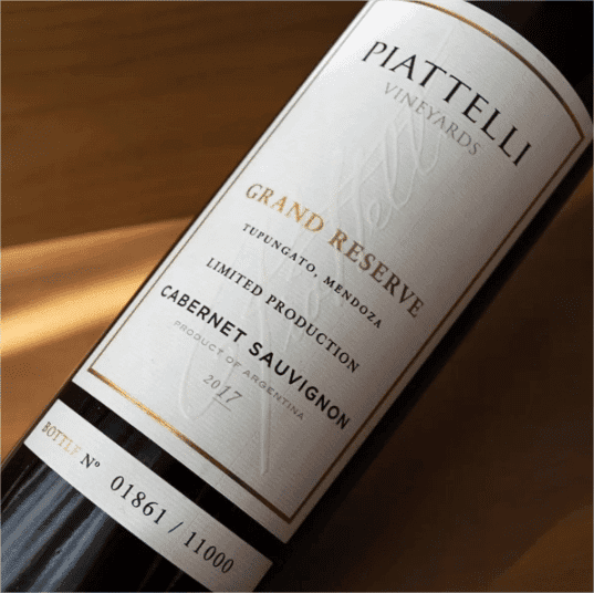 Piattelli Grand Reserve Cabernet Sauvignon Mendoza