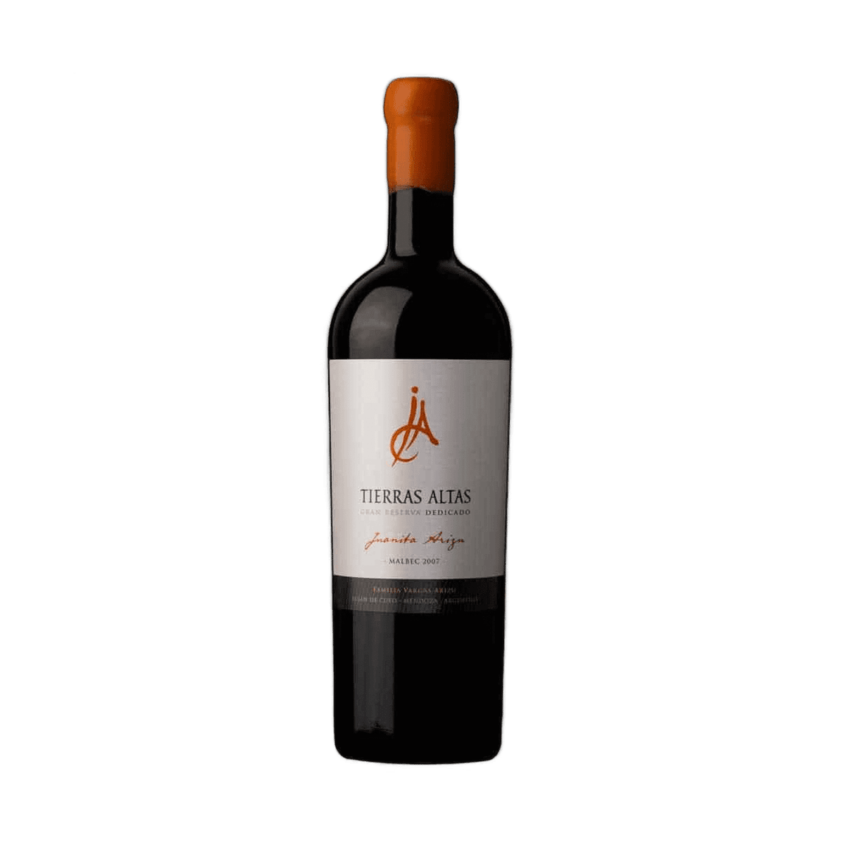 Tierras Altas Gran Malbec Dedicado Juanita Arizu 2015