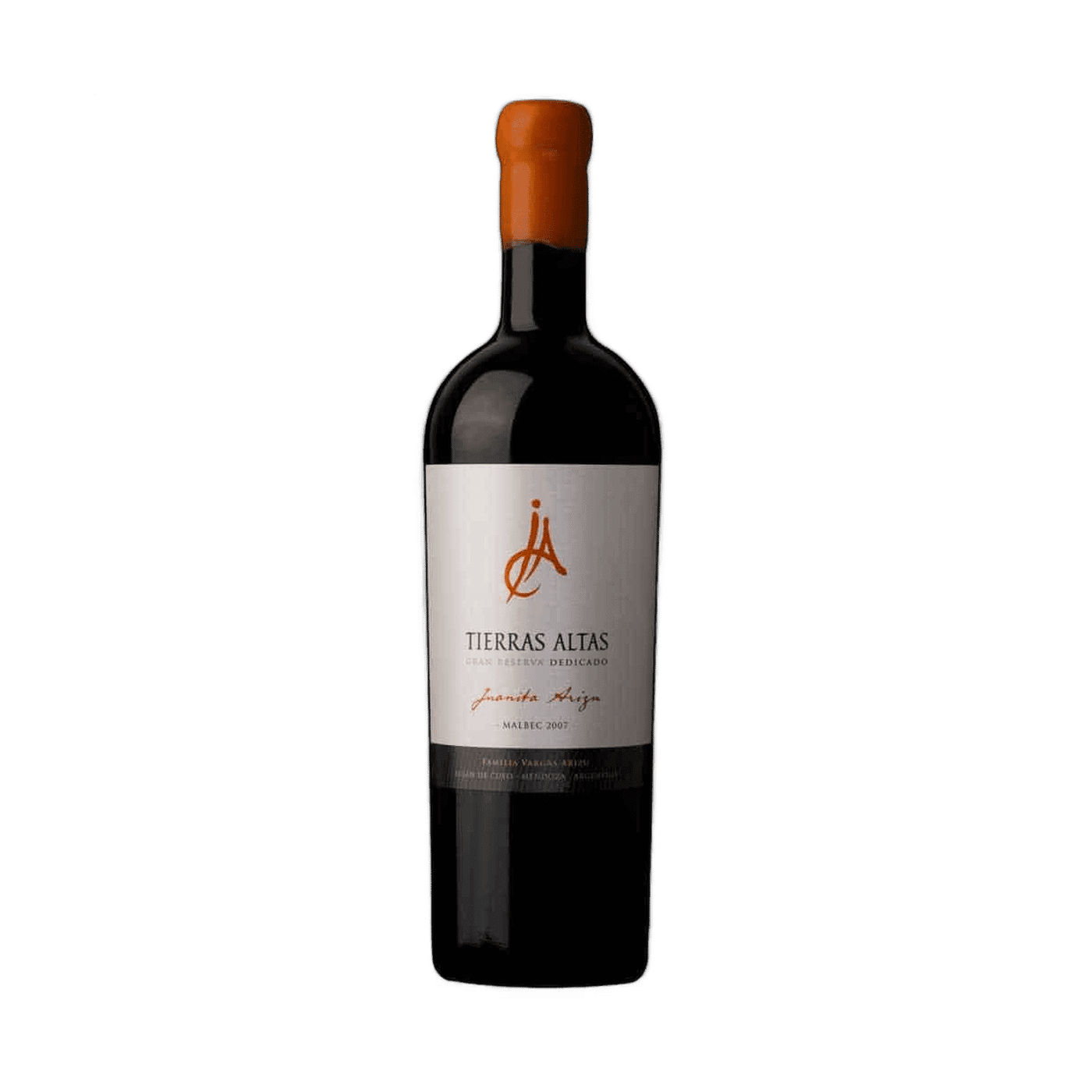 Tierras Altas Gran Malbec Dedicado Juanita Arizu 2015