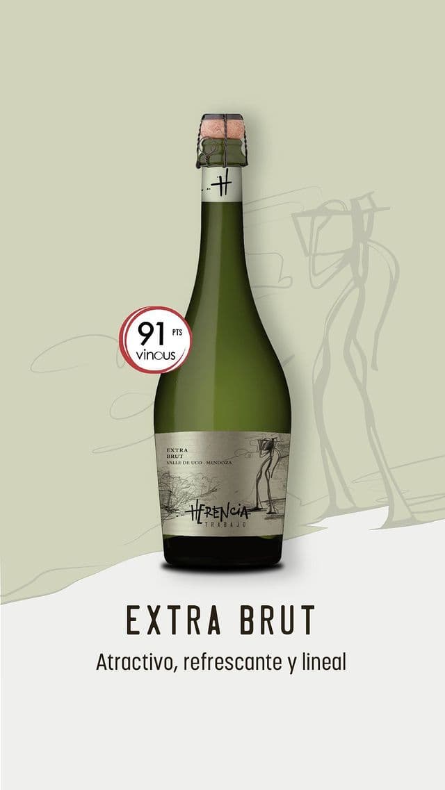 Herencia Trabajo Extra Brut - Pinot Noir