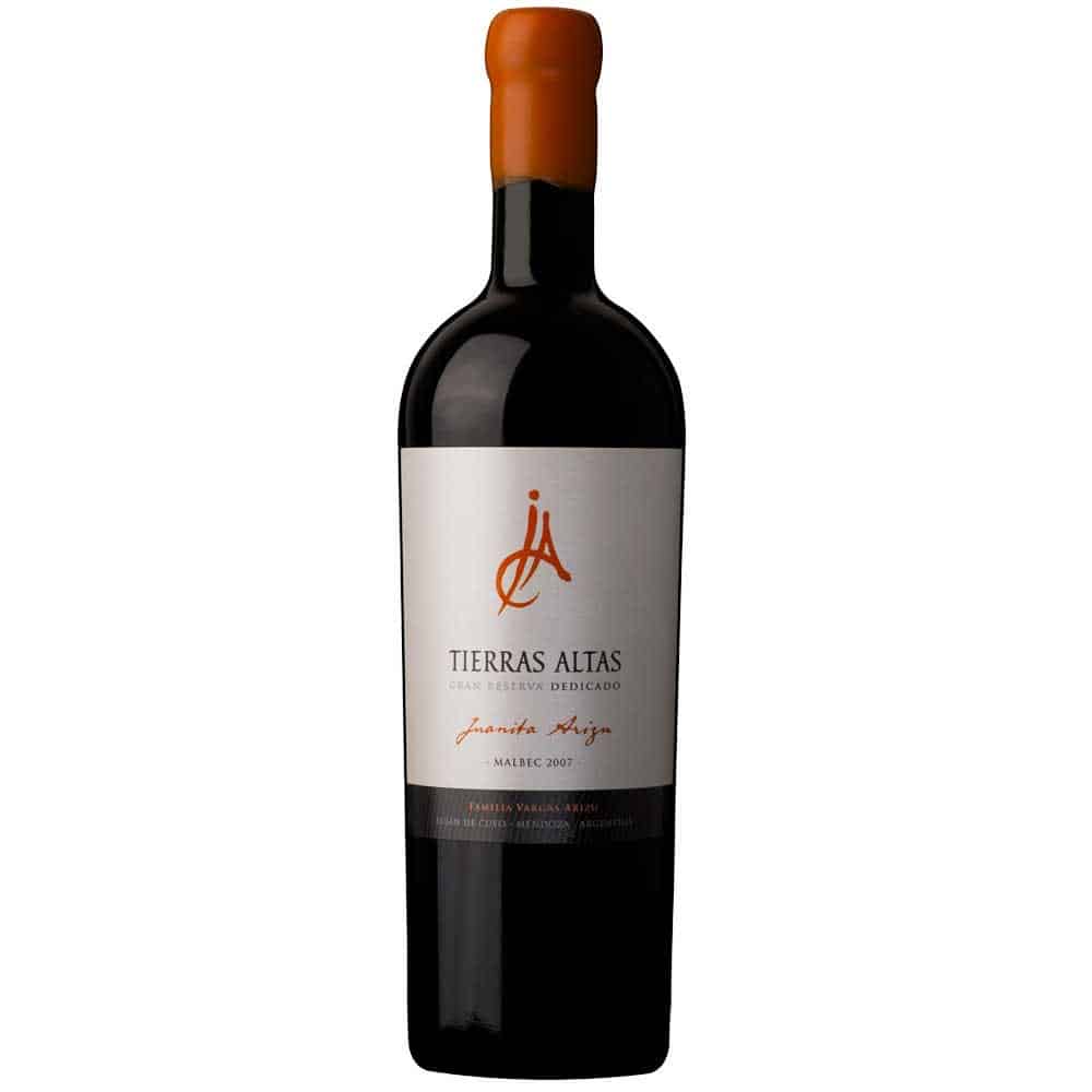 Tierras Altas Gran Malbec Dedicado Juanita Arizu 2015