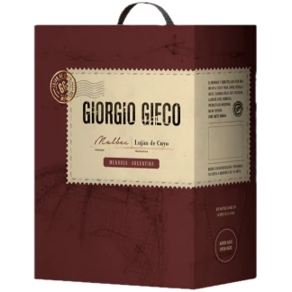 Vino Tinto Gieco Single Vineyard Malbec Bag in Box